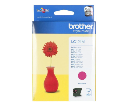 Tusz Brother LC121M magenta 300 stron
